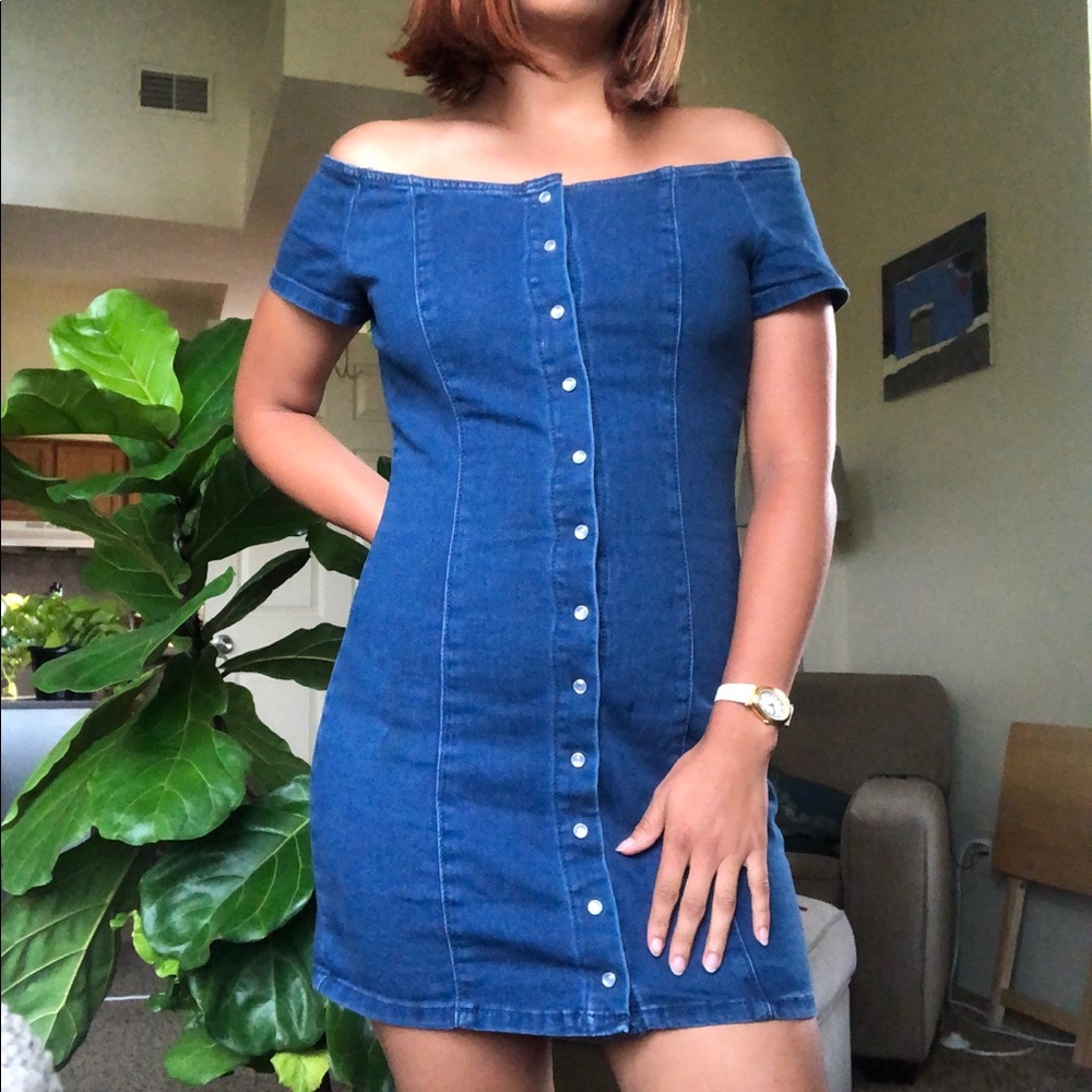 Forever 21 Denim Mini Dress